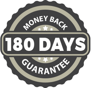 BioPls Slim Pro 180 Days Money Back Guarantee Badge